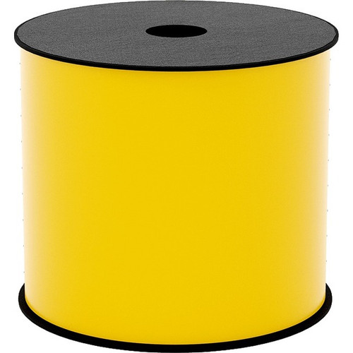 Brother 4in Yellow Continuous Standard Vinyl Label - x 4" Width x 150 ft Length x 5" Diameter - Roll - Permanent Adhesive - Thermal - (Fleet Network)