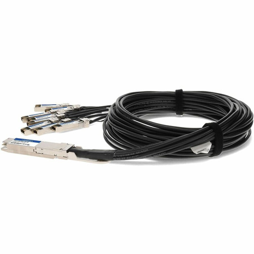 AddOn Arista Networks CAB-O-8S-200G-3M Compatible TAA Compliant 200GBase-CU OSFP to 8xSFP28 Direct Attach Cable (Passive Twinax, 3m) - (CAB-O-8S-200G-3M-AO)
