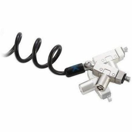Kensington K60512 Slim N17 2. 0 Portable Keyed Laptop Lock for Wedge-Shaped Slots - 6 ft (1. 83 m) Cable - 5-Year Warranty