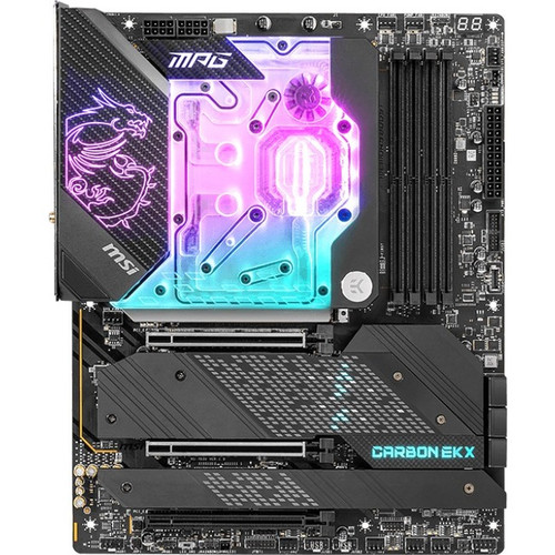 MSI MPG Z690 CARBON EK X Gaming Desktop Motherboard - Intel Z690 Chipset - Socket LGA-1700 - Intel Optane Memory Ready - ATX - Pentium (Fleet Network)