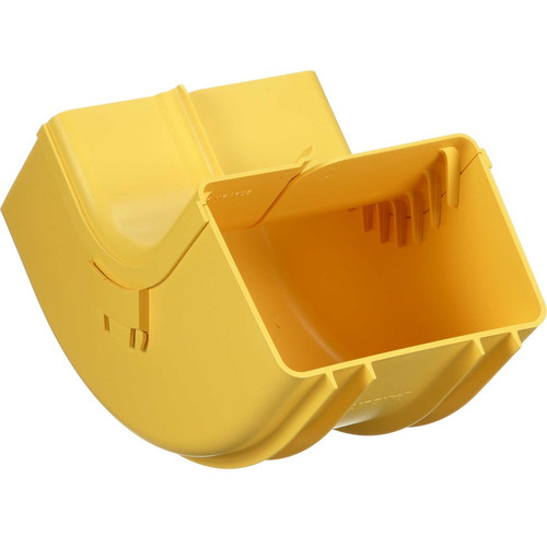 Panduit FiberRunner&reg; Inside Vertical 90&deg; - Yellow - Polycarbonate - 1 Pack (FRIVRA6X4LYL)