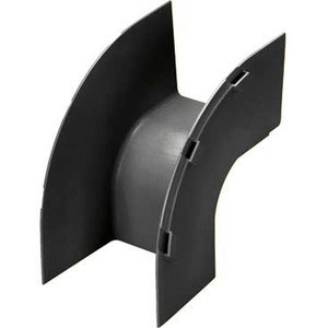 Panduit FiberRunner&reg; Outside Vertical Right Angle - Black - 7.7" (196.60 mm) Length - Polycarbonate - 1 Pack (Fleet Network)