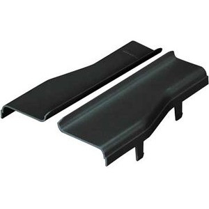 Panduit FiberRunner&reg; Reducer Cover - Black - 7.8" (196.85 mm) Length - Polycarbonate - 1 Pack (Fleet Network)