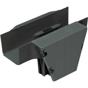 Panduit FiberRunner&reg; Vertical Tee - Black - 8.5" (216.15 mm) Length - Polycarbonate - 1 Pack (Fleet Network)