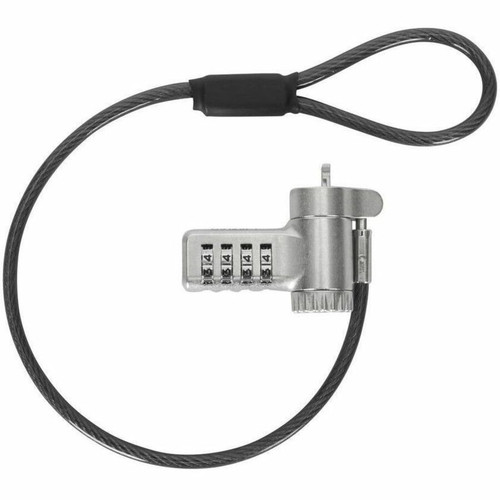 Targus DEFCON Ultimate Universal Serialized Dual Head Converter Combination Lock - 1 ft (0.30 m) Cable - 4-digit - Patented Lock - - - (Fleet Network)