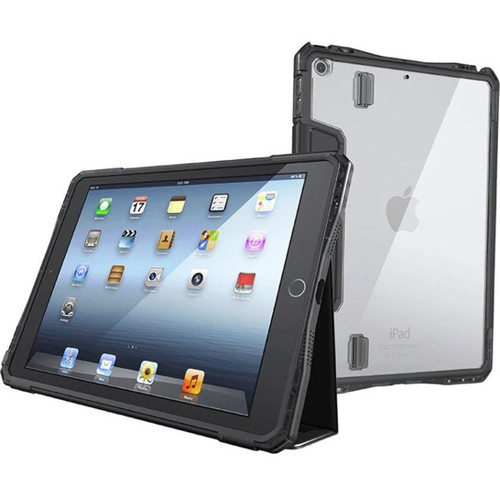 Groove Folio Case for iPad Air / Pro 10.5, Black with Charcoal Removable Cover, Clear Back - GF-7886-CHAR (GF-7886-CHAR)