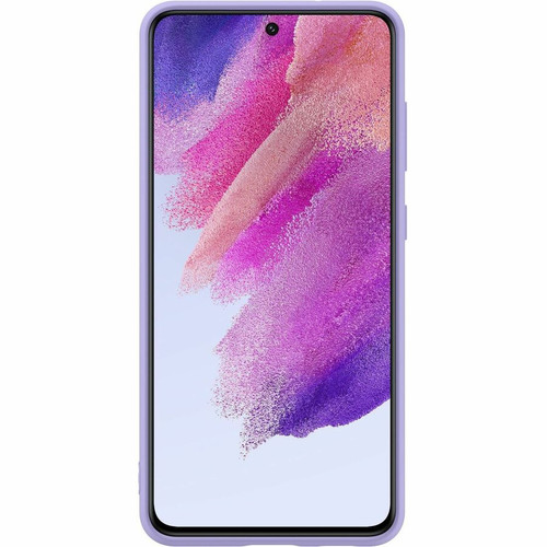Samsung Galaxy S21 FE 5G Silicone Cover - For Samsung Galaxy S21 FE 5G Smartphone - Lavender - Silicone (EF-PG990TVEGCA)