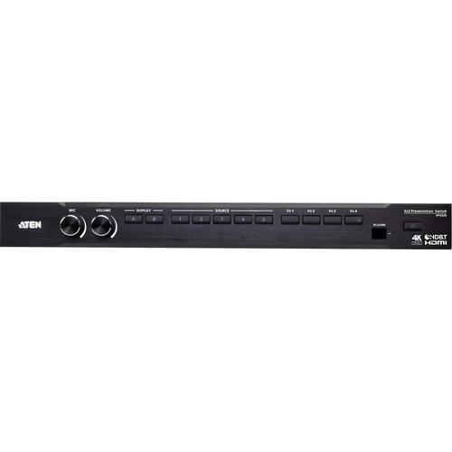 ATEN VP3520 5 x 2 True 4K Seamless Presentation Matrix Switch with Control - 4096 x 2160 - 4K - Twisted Pair - 5 x 2 - Display - 1 x (VP3520)