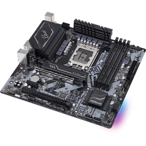 ASRock B660M Pro RS Micro ATX Desktop Motherboard Intel Chipset Socket LGA1700 Optane Memory Ready Compatible With Pentium Gold B660M PRO B660M PRO RS