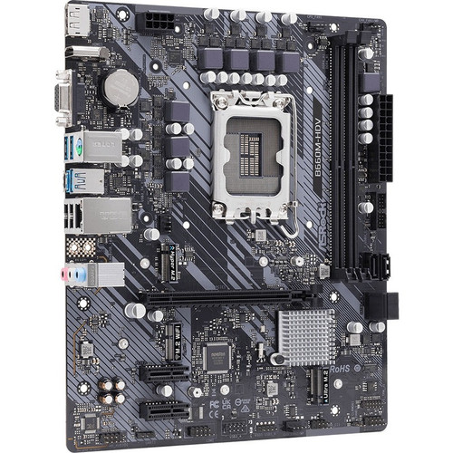 ASRock Micro ATX Desktop Motherboard Intel Chipset Socket LGA1700 Optane Memory Ready Compatible With Pentium Gold B660M-HDV