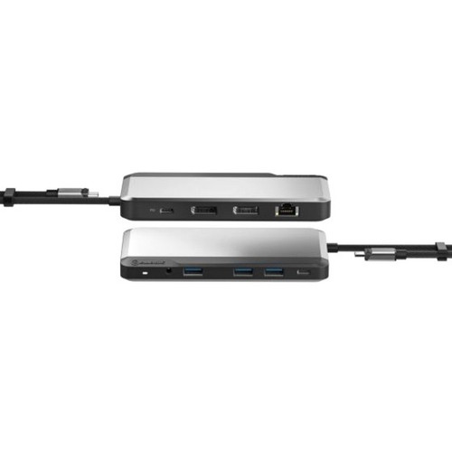 Alogic USB-C Dual Display Dock - MX2 Lite DisplayPort Edition - for Smartphone, Flash Drive, Headset, Monitor, Notebook, Keyboard, - - (U1CAD-SGR)