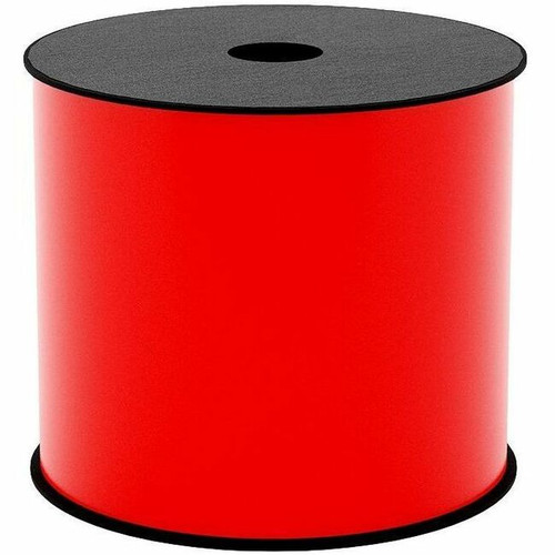 Brother 4in Red Continuous High Performance Vinyl Label - 4" Width - Thermal Transfer - Red - Vinyl (Fleet Network)