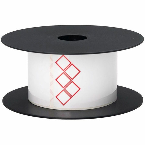 Brother 3in x 2in 5-Diamonds Standard Vinyl Die-Cut Secondary GHS Label - x 2" Width x 3" Length - Roll - White - Vinyl - Die-cut, to (Fleet Network)