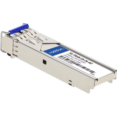 AddOn Fortinet FG-TRAN-SX-2K Compatible TAA 1000Base-MX SFP Transceiver (MMF, 1310nm, 2km, LC, DOM) - For Data Networking, Optical - 1 (FG-TRAN-SX-2K-AO)