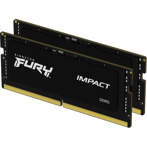 Kingston FURY Impact 16GB (2 x 8GB) DDR5 SDRAM Memory Kit - For Notebook - 16 GB (2 x 8GB) - DDR5-4800/PC5-38400 DDR5 SDRAM - 4800 MHz (Fleet Network)