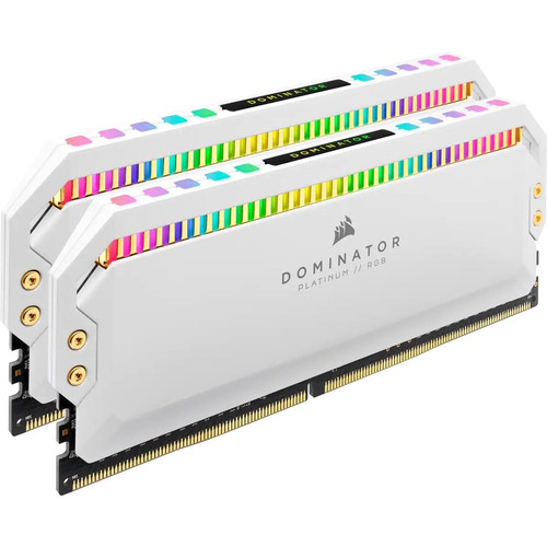 Corsair Dominator Platinum RGB 32 GB DDR5 5600 MHz Memory Kit White 2 X 16 Motherboard Desktop DRAM For PC CMT32GX5M2B5600C36W
