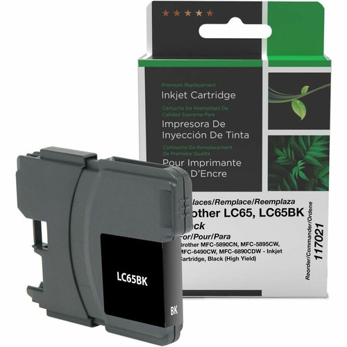 CIG Remanufactured High Yield Inkjet Ink Cartridge LC65 (LC65, LC65BK) - Black - 1 Each - 900 Pages (Fleet Network)