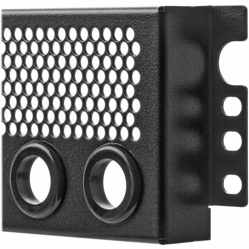 Tripp Lite series Fixed Standoff Security Cage for Rack Equipment, 2U, Rear - Cold Rolled Steel - Powder Coated Black - 2U Rack Height (SR2UCAGEREAR)