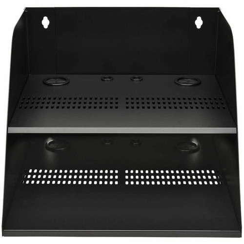 Tripp Lite by Eaton SRWOSHELFLG Wall-Mount Double Shelf for IT Equipment - 20 in. Wide - 250 lb. Load Capacity - Black Steel