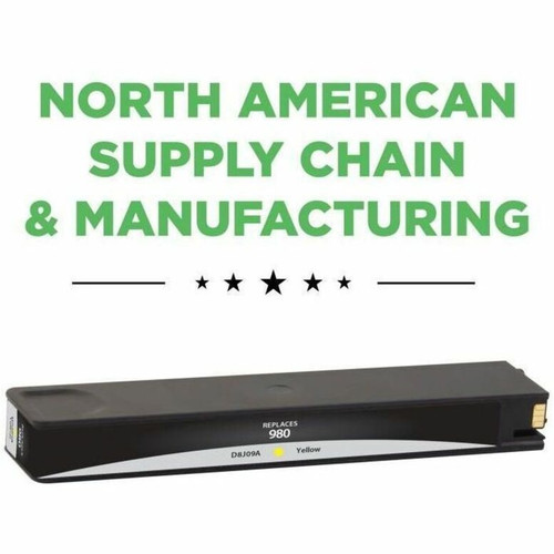 Compatible CIG 118060 Remanufactured Yellow Ink Cartridge for HP 980 (D8J09A) - 6600 Page Yield - Each
