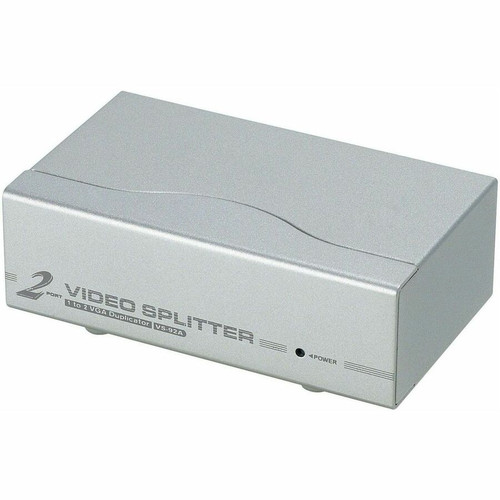 ATEN 2-Port VGA Splitter (350MHz) - 1920 x 1440 - 350 MHzMaximum Video Bandwidth - 98.43 ft (30000 mm) Maximum Operating Distance - In (Fleet Network)