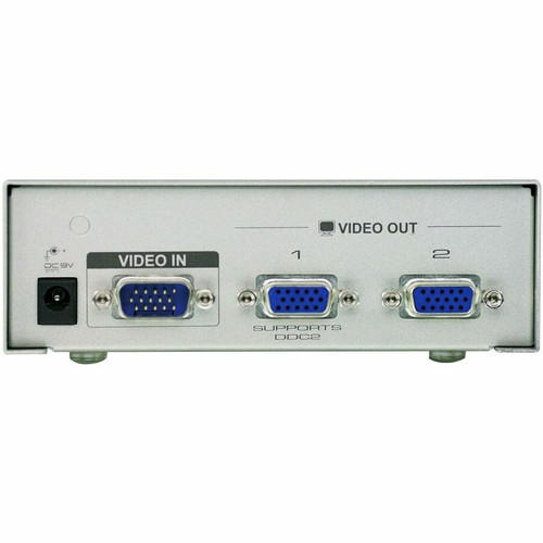 ATEN 2-Port VGA Splitter (350MHz) - 1920 x 1440 - 350 MHzMaximum Video Bandwidth - 98.43 ft (30000 mm) Maximum Operating Distance - In (VS92A-MA)