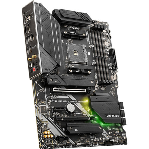 MSI MAG B550 TOMAHAWK MAX WIFI Desktop Motherboard - AMD B550 Chipset - Socket AM4 - ATX - Ryzen 9, Ryzen 5, Ryzen 3 Processor - 128 - (B550TMHWKMWI)