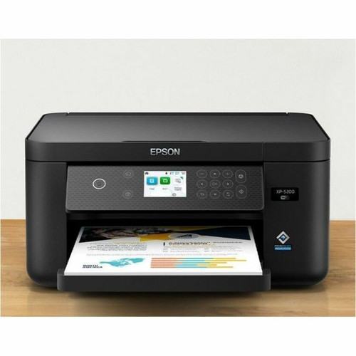 Epson C11CK61201 Expression Home XP-5200 Inkjet Multifunction Printer - Color - 14 ppm Mono / 7. 5 ppm Color - 4800 x 1200 dpi - Automatic Duplex