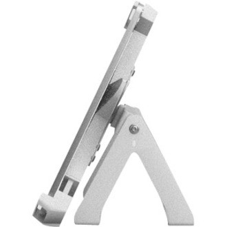 CTA Digital Full Rotation Desk Mount w/ Universal Security Holder for 8-12" Tablets (White) - 8" to 12" Screen Support - 75 x 75, 100 (PAD-LOCUHW)