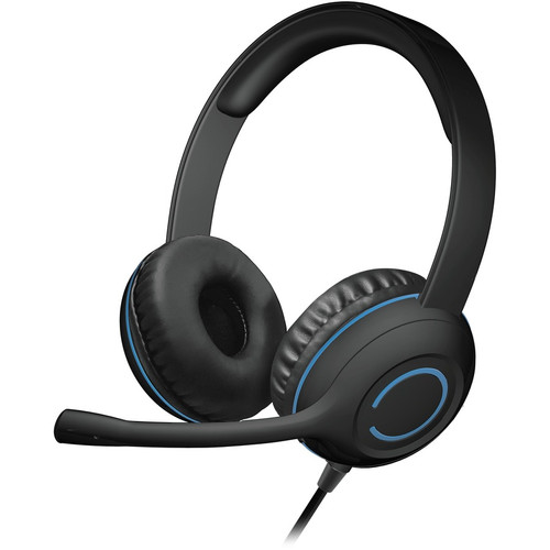 Cyber Acoustics AC-5014 Stereo USB-C Wired Headset - Over-the-Head Ear-Cup Design - 32 Ohm - 20 Hz-20 kHz - Boom Mic