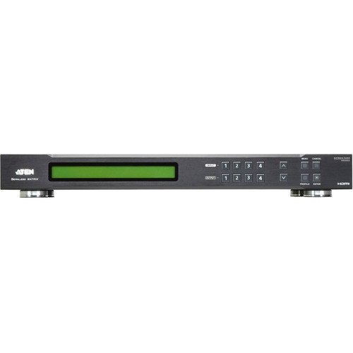 ATEN 4 x 4 HDMI Matrix Switch with Scaler - 1920 x 1080 - Full HD - 1080p4 x 4 - Display - 5 x HDMI Out (VM5404HA)