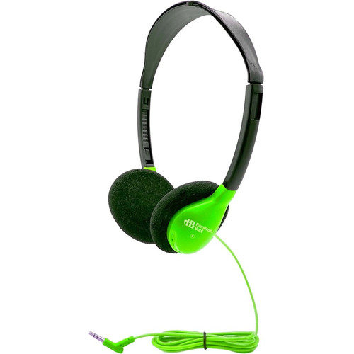 Hamilton Buhl Personal On-Ear Stereo Headphone, GREEN - Stereo - Mini-phone (3.5mm) - Wired - 32 Ohm - 50 Hz to 16 kHz - On-ear - - - (Fleet Network)