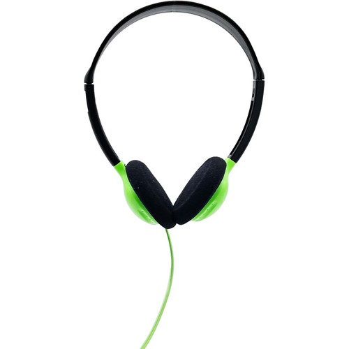 Hamilton Buhl Personal On-Ear Stereo Headphone, GREEN - Stereo - Mini-phone (3.5mm) - Wired - 32 Ohm - 50 Hz to 16 kHz - On-ear - - - (Fleet Network)