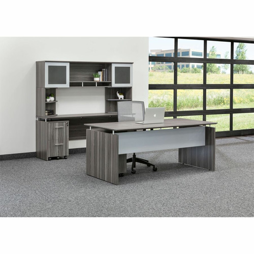 Safco Medina 72" Straight Desk - 42.8" (1085.85 mm) Height x 72" (1828.80 mm) Width x 36" (914.40 mm) Depth, x 0" (1 mm) Thickness mm) (MNDS72LGS)