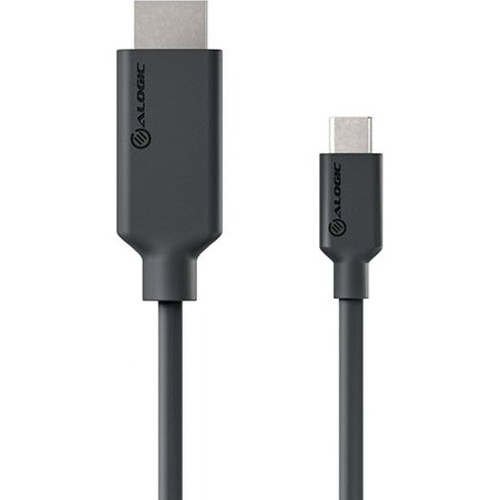 Alogic Elements Series USB-C to HDMI Cable with 4K Support - Male to Male - 6.6 ft (2 m) HDMI/USB-C A/V Cable for Audio/Video Device, (EL2UCHD-02)