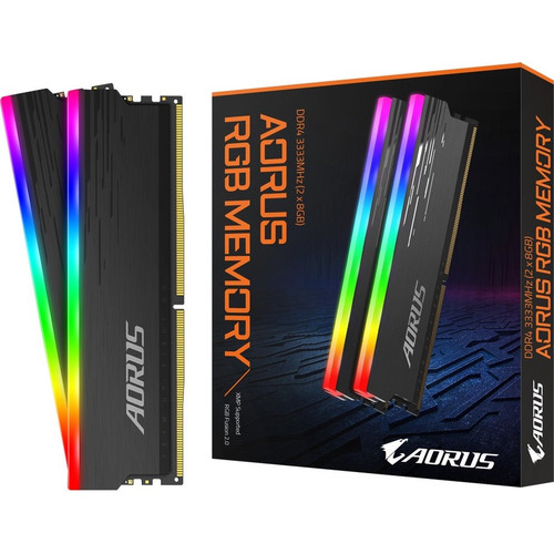 Aorus AORUS RGB 16GB (2 x 8GB) DDR4 SDRAM Memory Kit - For Desktop PC, Motherboard - 16 GB (2 x 8GB) - DDR4-3333/PC4-26600 DDR4 SDRAM (Fleet Network)