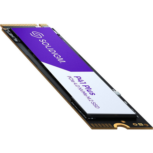 SOLIDIGM P41 Plus 512 GB Solid State Drive - M.2 2280 Internal - PCI Express NVMe (PCI Express NVMe 4.0 x4) - 200 TB TBW - 3500 MB/s - (Fleet Network)