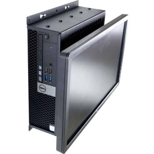 Rack Solution Wall Mount for Monitor, Flat Panel Display, Desktop Computer  - 75 x 75, 100 x 100 - VESA Mount Compatible (104-5490)
