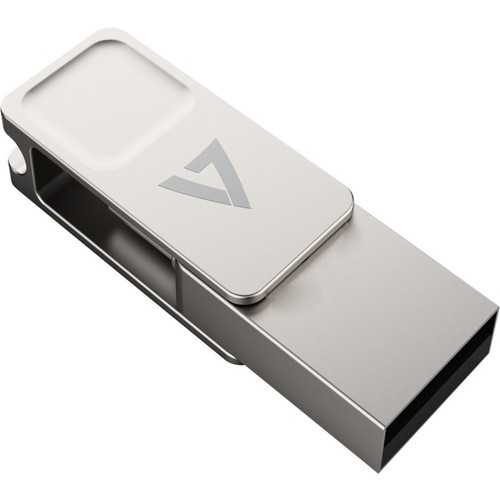 V7 VF3128GTCV7 USB-C Dual-Purpose Flash Drive USB3.2 - Type A 128GB - V7 USB-C Dual-Purpose Flash Drive USB3.2 - Type A 128GB (VF3128GTC)