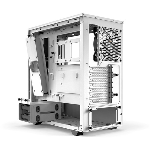 Be Quiet Pure Base 500 Midi Tower Computer Case White ABS Steel 7 Bay ATX Micro Support Acrylonitrile Butadiene Styrene X BG035
