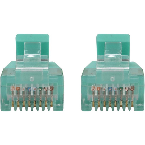 Tripp Lite series N261-S10-AQ Cat6a UTP Patch Network Cable - 10 ft (3.05 m) Category 6a Network Cable for Network Device, Server, PoE (N261-S10-AQ)