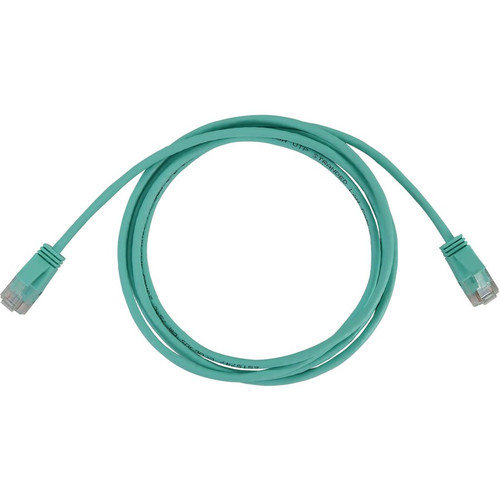 Tripp Lite series N261-S15-AQ Cat6a UTP Patch Network Cable - 15 ft (4.57 m) Category 6a Network Cable for Network Device, Server, PoE (N261-S15-AQ)