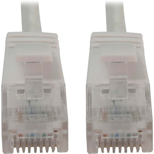 Tripp Lite series N261-S25-WH Cat6a UTP Patch Network Cable - 25 ft (7.62 m) Category 6a Network Cable for Network Device, Server, PoE (Fleet Network)