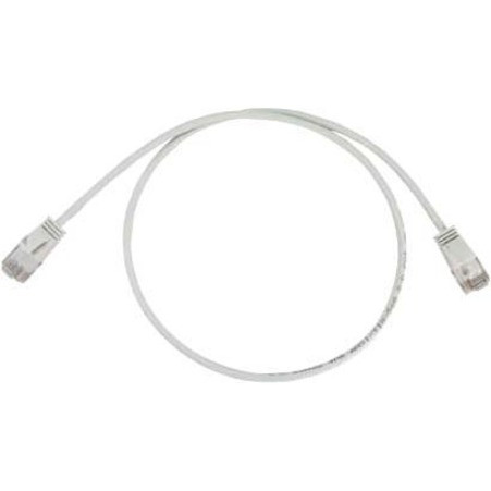 Tripp Lite series N261-S25-WH Cat6a UTP Patch Network Cable - 25 ft (7.62 m) Category 6a Network Cable for Network Device, Server, PoE (N261-S25-WH)