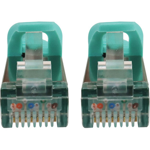Tripp Lite series N262-S01-AQ Cat6a STP Patch Network Cable - 1 ft (0.30 m) Category 6a Network Cable for Network Device, Server, Hub, (N262-S01-AQ)