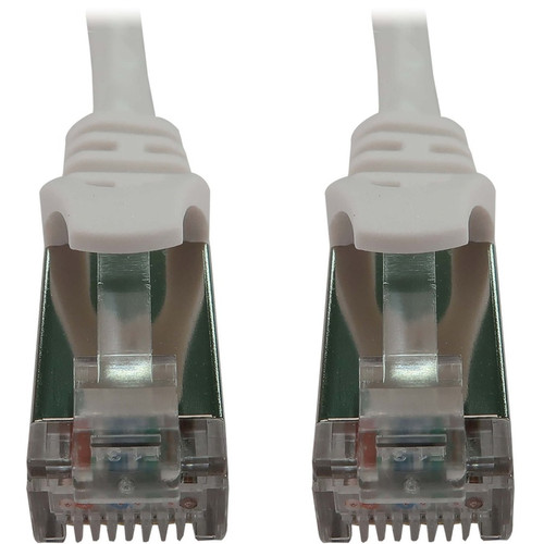 Tripp Lite series N262-S01-WH Cat6a STP Patch Network Cable - 1 ft (0.30 m) Category 6a Network Cable for Network Device, Server, Hub, (N262-S01-WH)