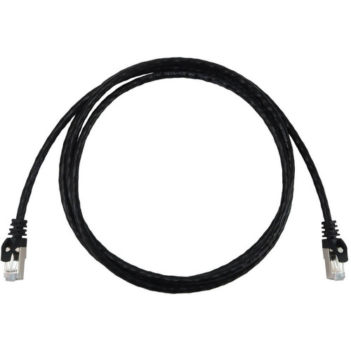Tripp Lite series N262-S06-BK Cat6a STP Patch Network Cable - 6 ft (1.83 m) Category 6a Network Cable for Network Device, Server, Hub, (Fleet Network)
