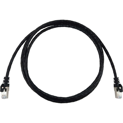 Tripp Lite series N262-S25-BK Cat6a STP Patch Network Cable - 25 ft (7.62 m) Category 6a Network Cable for Network Device, Server, PoE (N262-S25-BK)