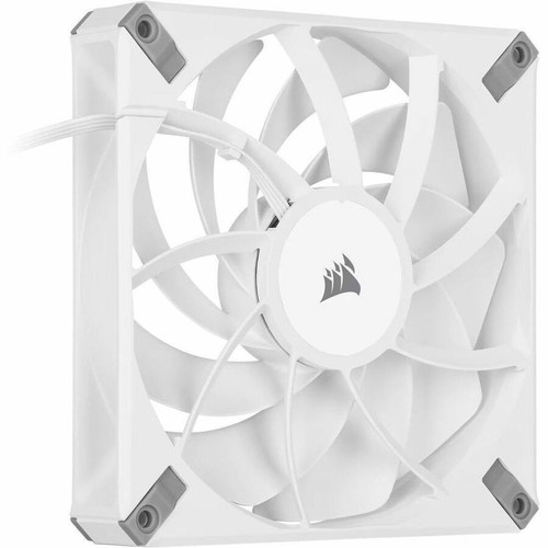Corsair AF140 ELITE High-Performance 140mm PWM Fluid Dynamic Bearing Fan - White - 5.51" (140 mm) Maximum Fan Diameter - 1 x Fan(s) - (Fleet Network)