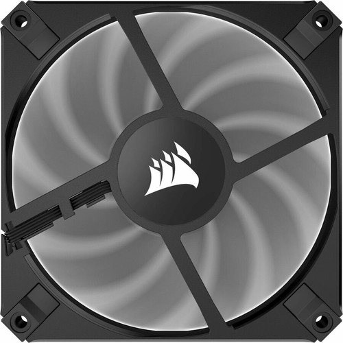 Corsair AF120 Slim 120 Mm PWM Fluid Dynamic Bearing Fan Black Airflow Maximum Pack CFM S X CO-9050144-WW
